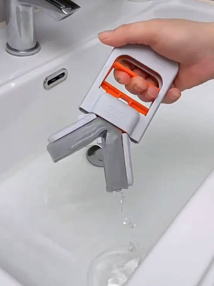 Foldable Mini Mop, Big Cleaning Powder 🧽