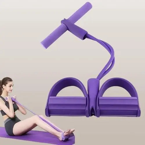 Yoga Pedal Puller Resistance Band – Full Body Strength Training & Stretching Exercise Equipment